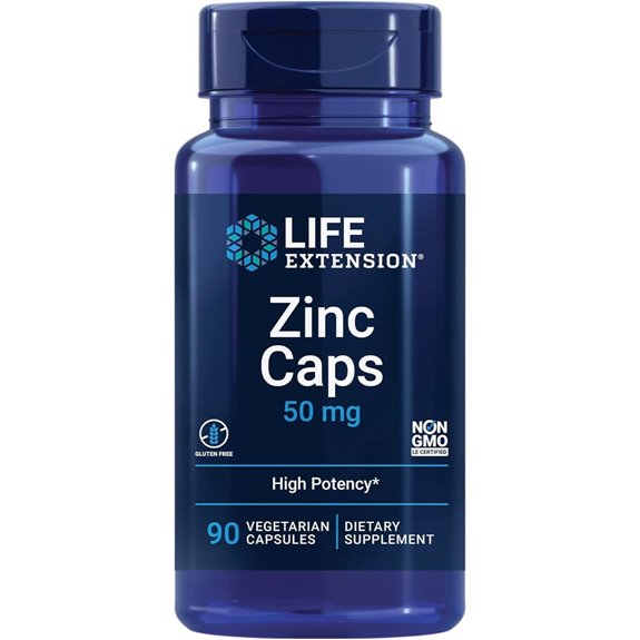 Life Extension Zinc Caps: 50 mg Immune Support