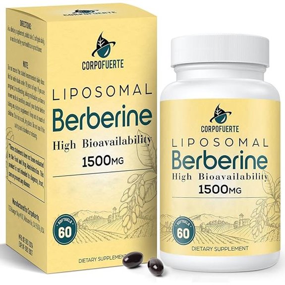 Liposomal Berberine HCl 1500 mg Supplement