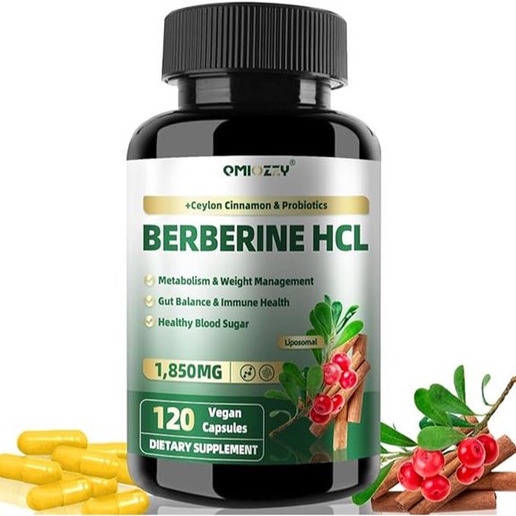 Liposomal Berberine 1500mg with Cinnamon & Probiotics