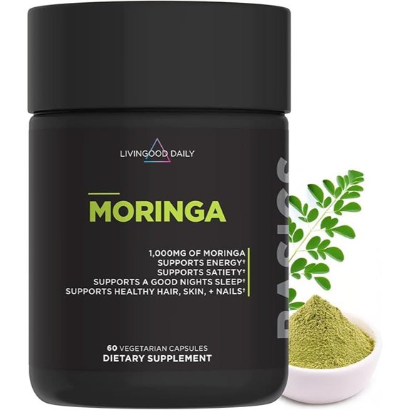 Livingood Moringa Capsules — Daily Wellness Supplement
