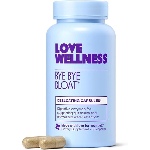 Love Wellness Bye Bye Bloat: Digestive Enzymes 60 Count
