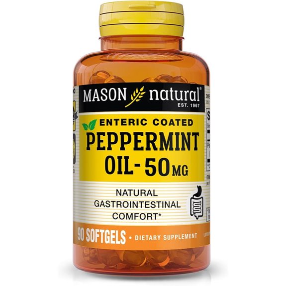 Mason Natural Peppermint Oil Enteric Softgels (90-day)