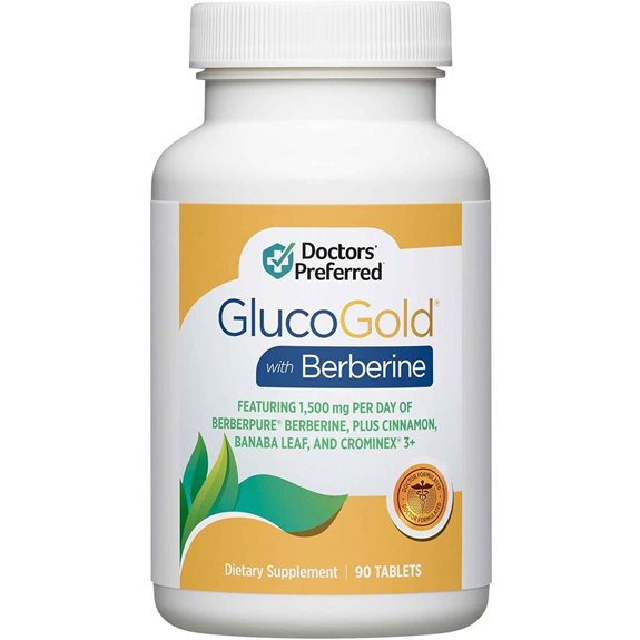 Doctors' Preferred GlucoGold with Berberine and Cinnamon