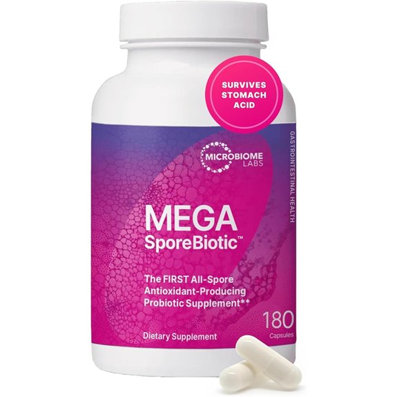 MegasporeBiotic Probiotics for Gut Health (180 Caps)