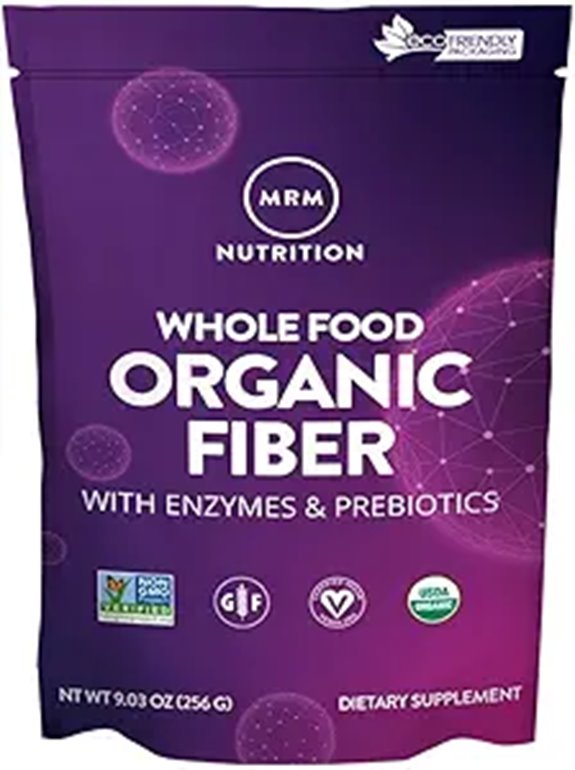 MRM Organic Fiber with Enzymes & Prebiotics