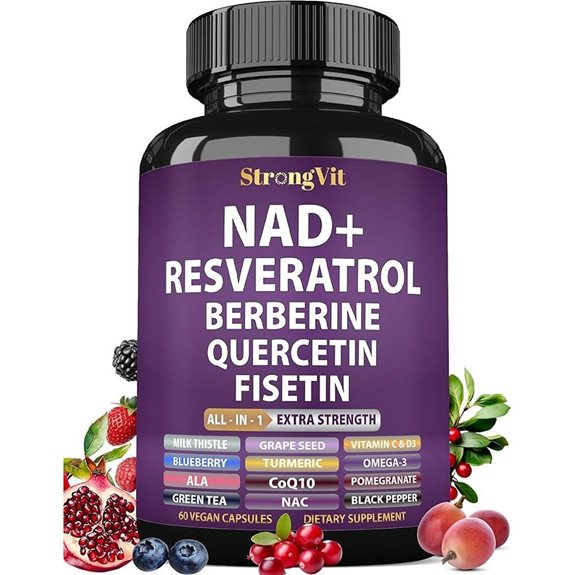 NAD Resveratrol Supplement with Berberine and CoQ10