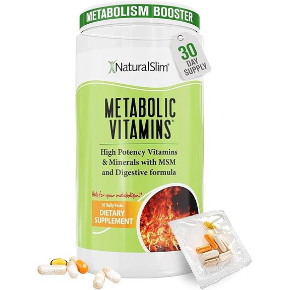 NaturalSlim Metabolic Multivitamin for Energy & Digestion