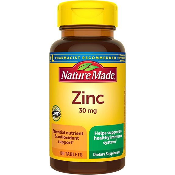 nature made zinc 30mg supplement