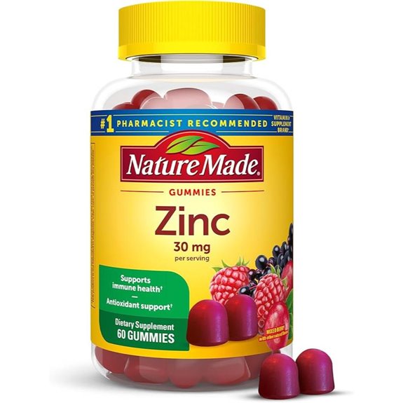 nature made zinc gummies