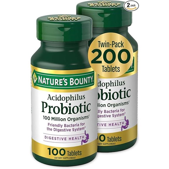 Nature’s Bounty Probiotic: Digestive Health Twin Pack