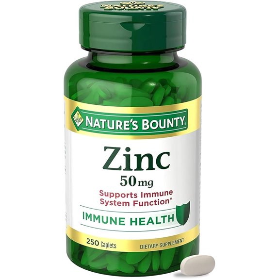 Nature’s Bounty Zinc 50mg - Immune Support 250 Caplets