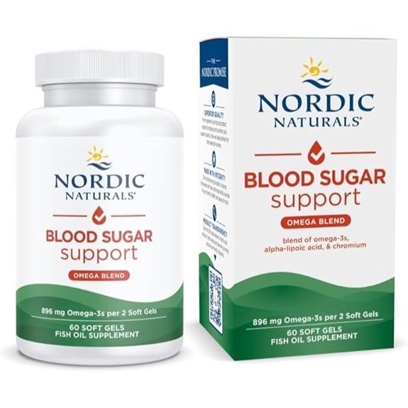 Nordic Naturals Omega Blood Sugar Lemon (60 Soft Gels)