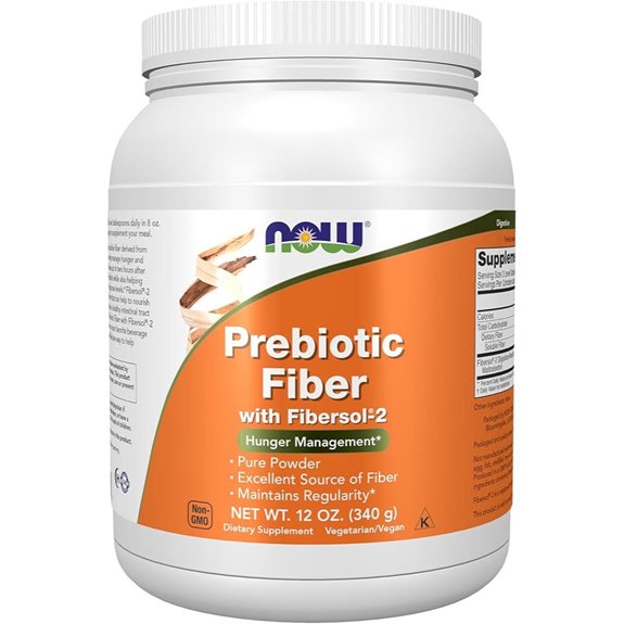 NOW Foods Prebiotic Fiber with Fibersol-2 Powder 12 oz