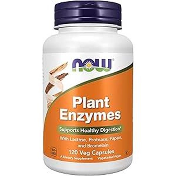 NOW Foods Plant Enzymes with Lactase 120 Veg Capsules