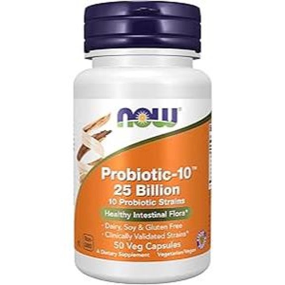 NOW Foods Probiotic-10 25B Strains 50 Veg Capsules