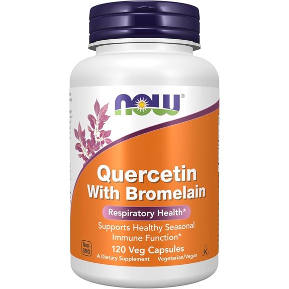 NOW Foods Quercetin with Bromelain 120 Veg Capsules