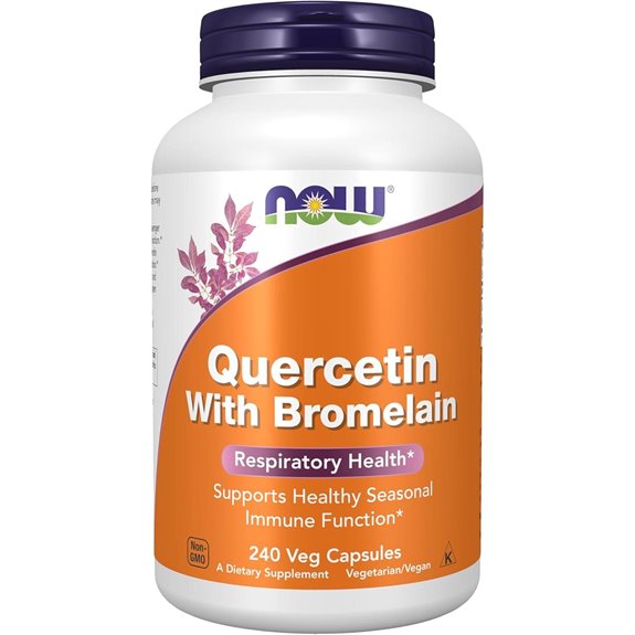 NOW Foods Quercetin with Bromelain Immune Support (240 Veg Caps)