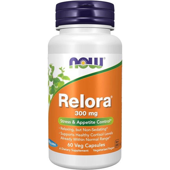 NOW Relora 300 mg Plant Extracts 60 Veg Capsules