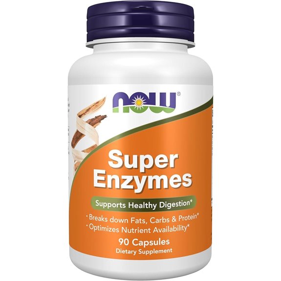 NOW Supplements Super Enzymes with Bromelain and Pancreatin