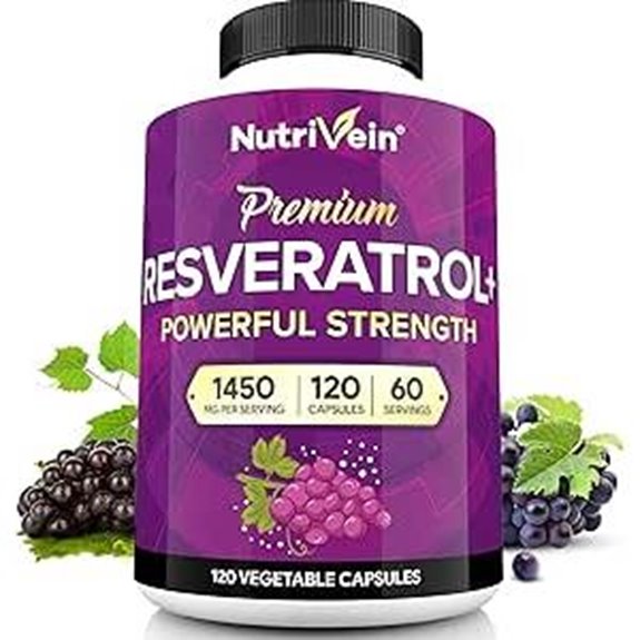 Nutrivein 1450mg Resveratrol with Green Tea & Acai