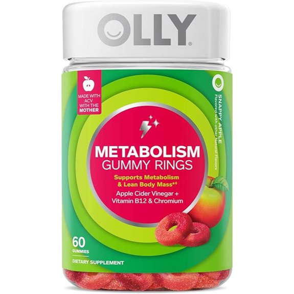 OLLY Metabolism Gummy Rings – Apple Cider Vinegar Chews