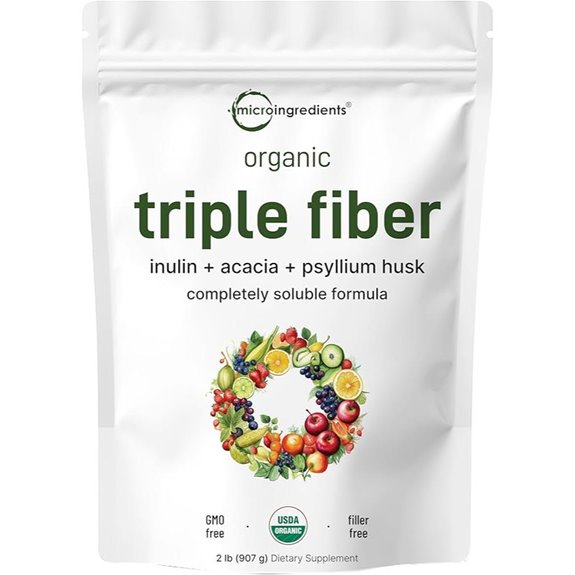 Micro Ingredients Organic Fiber Powder for Digestive Health