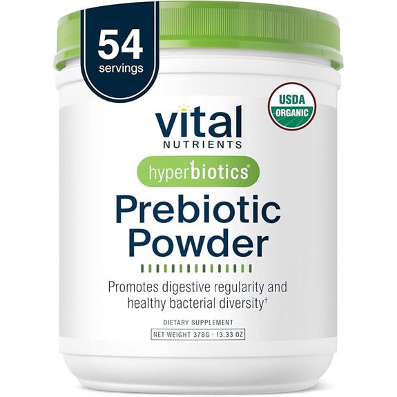 Hyperbiotics Organic Prebiotic Fiber Powder for Gut Health