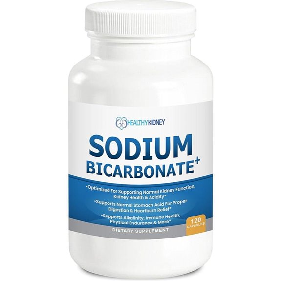 Organic Sodium Bicarbonate Kidney Support Capsules (120)