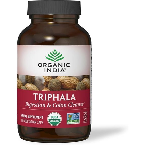 organic triphala capsule supplement
