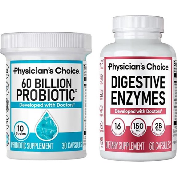 Physician’s Choice Gut Health Bundle: Probiotics + Enzymes