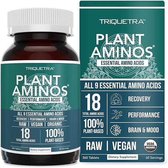 Plant Aminos: Plant-Based Essential Amino Acids 360 Tablets