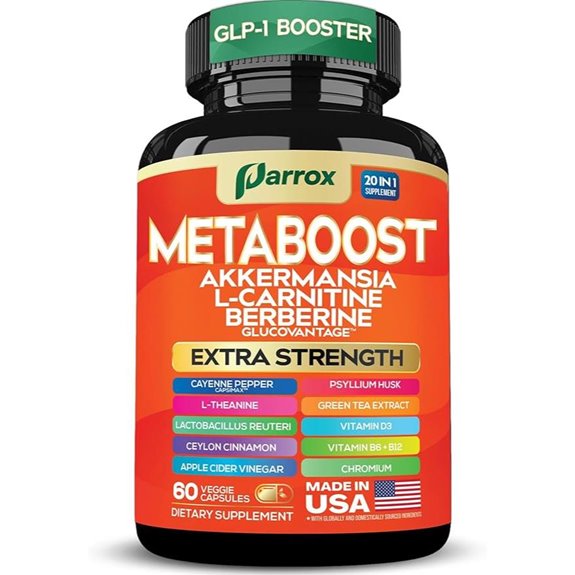 GlucoVantage: 20-in-1 Plant-Based GLP-1 Booster Capsule