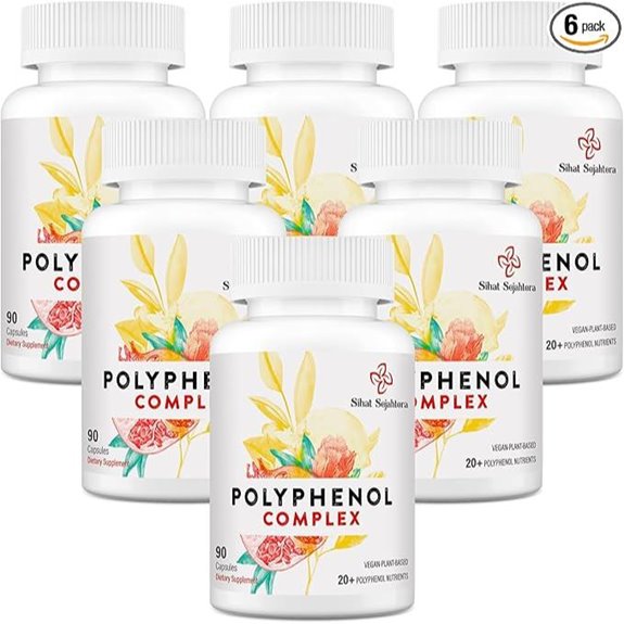 Polyphenol Supplement for Antioxidant & Immune Support (540 Capsules)