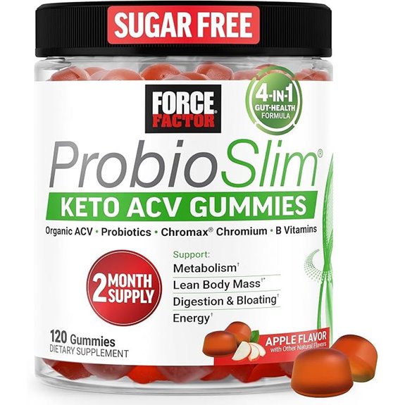 ProbioSlim Keto ACV Gummies with Probiotics (120ct)