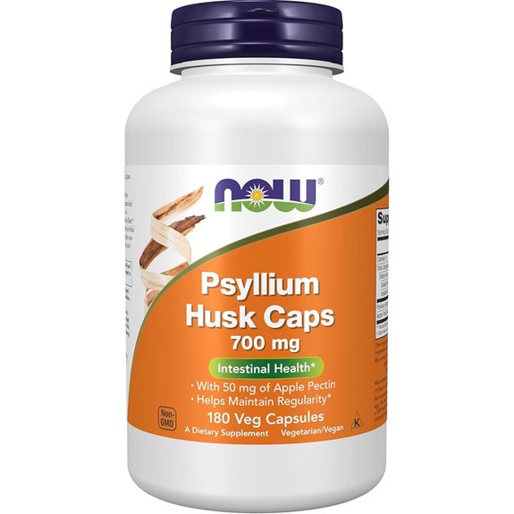 NOW Psyllium Husk & Apple Pectin Caps 700 mg (180)