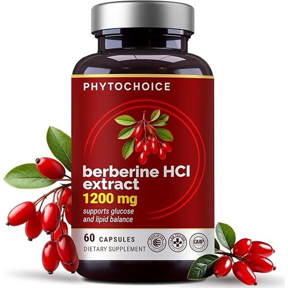 Pure Berberine HCl 1200mg – Metabolic Support Supplement
