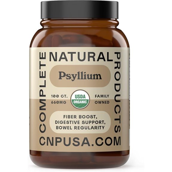 Pure Psyllium Husk Powder Capsules (660mg)