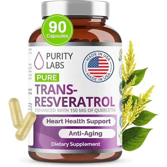 Purity Labs Organic Trans-Resveratrol with Quercetin (90)