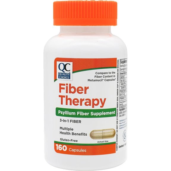 Quality Choice Daily Fiber Capsules for Regularity 160 Count