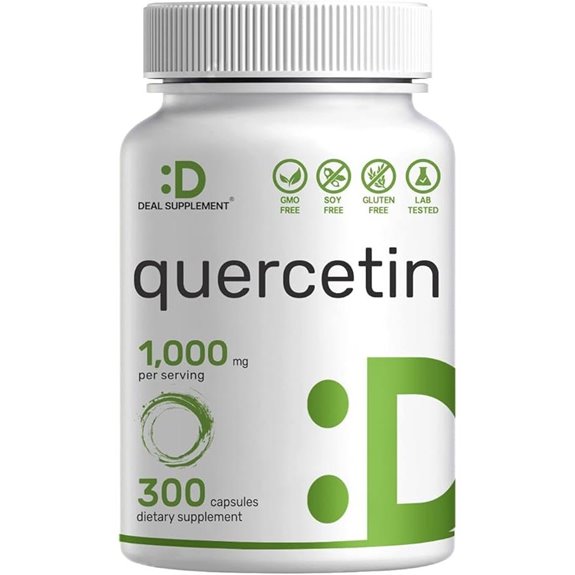 Quercetin 1,000mg Immune Support Capsules (300)
