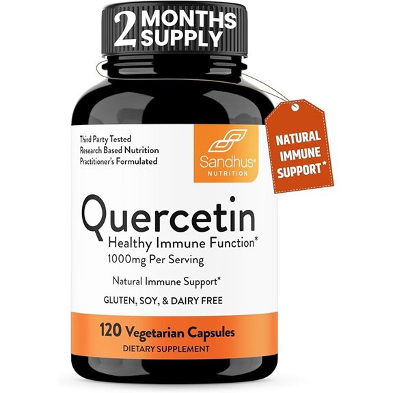 Quercetin Vegetarian Capsules for Immune & Respiratory Support