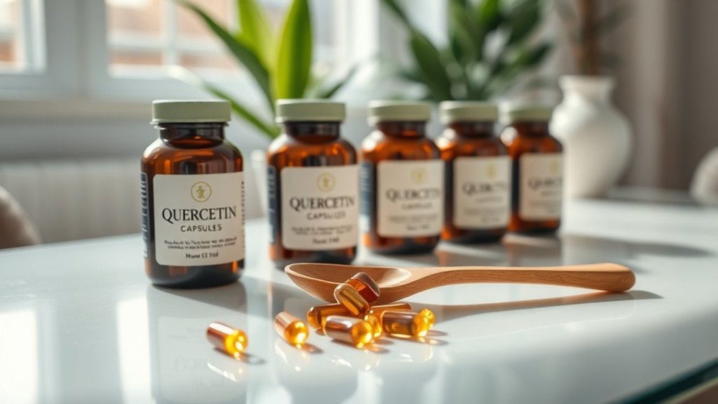 quercetin capsules form absorption labels