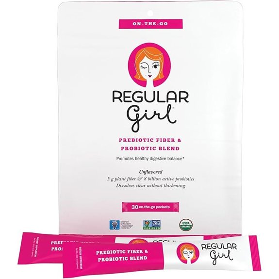 Regular Girl Organic Prebiotic Fiber & Probiotic Supplement