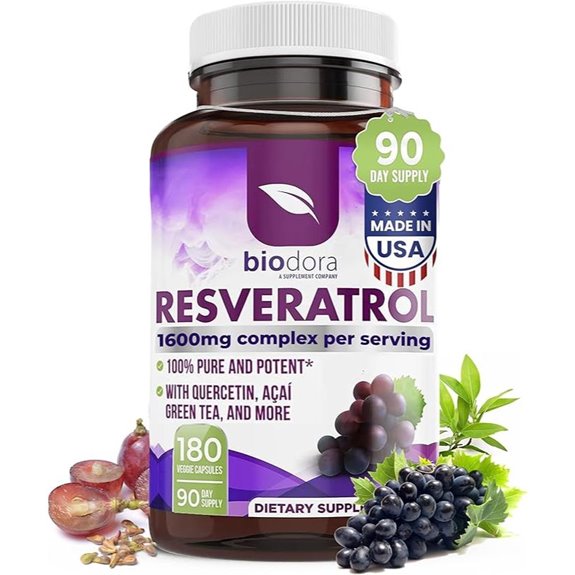 Resveratrol 1600mg with Green Tea & Polyphenols