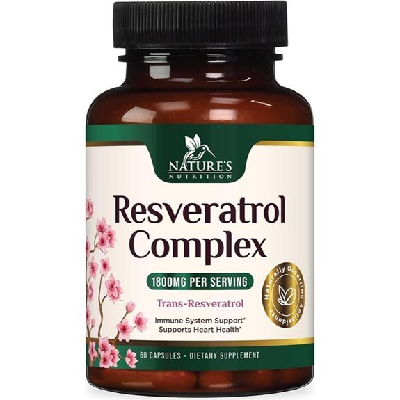 Resveratrol 1800mg: Antioxidant Immune & Heart Support