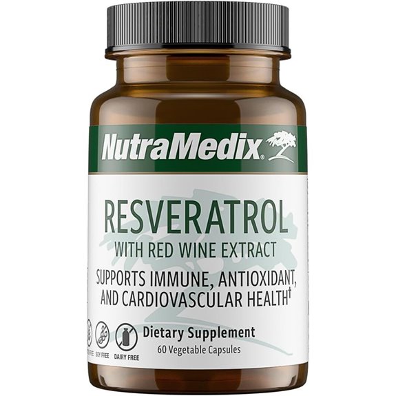 NutraMedix Resveratrol Capsules for Immune & Heart Support