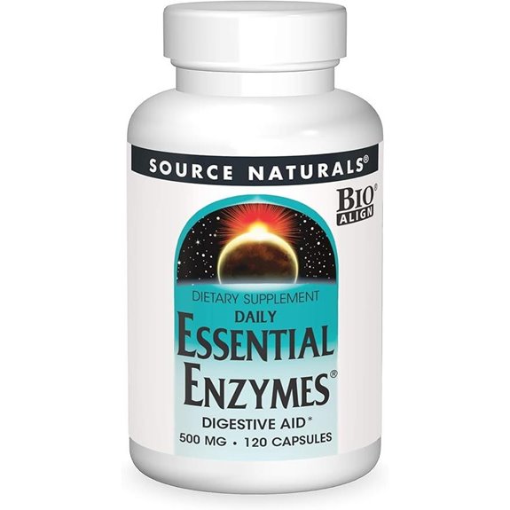 Source Naturals Essential Enzymes 500mg Digestive Support 120 Tablets