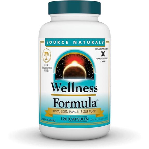 Source Naturals Wellness Formula Immunity Support 120 Capsules