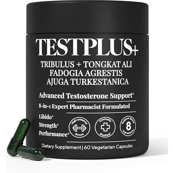 TestPLUS+ 1,450mg 8-in-1 Testosterone Booster for Men