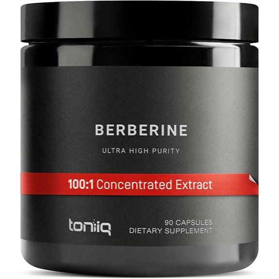 Toniiq Berberine HCl 97% High-Strength Capsules (90)